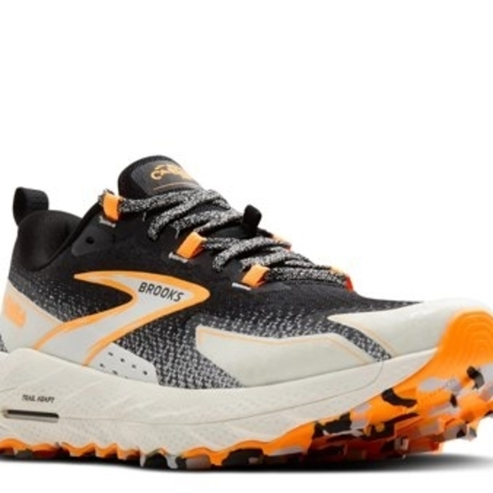 Size 11.5-Brooks Cascadia 18 white/orange/black - Picture 7 of 7